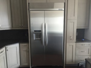 Refrigerator repair Roswell with ice maker.